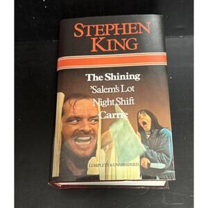 The Shining 'Salem's Lot Night Shift Carrie Stephen King 1981 HCDJ Unabridged